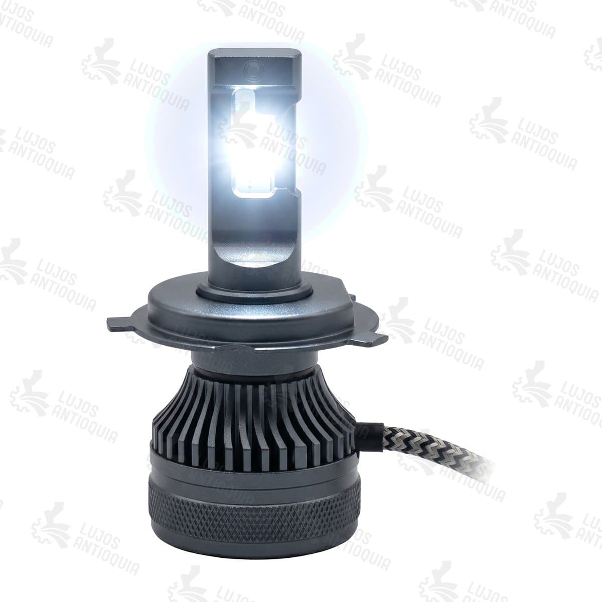 Juego bombillos LED H4 28.000 LM Canbus, encendida