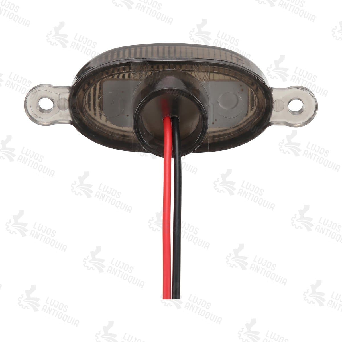 Juego de 4 luces LED amarillas para persiana, vista trasera