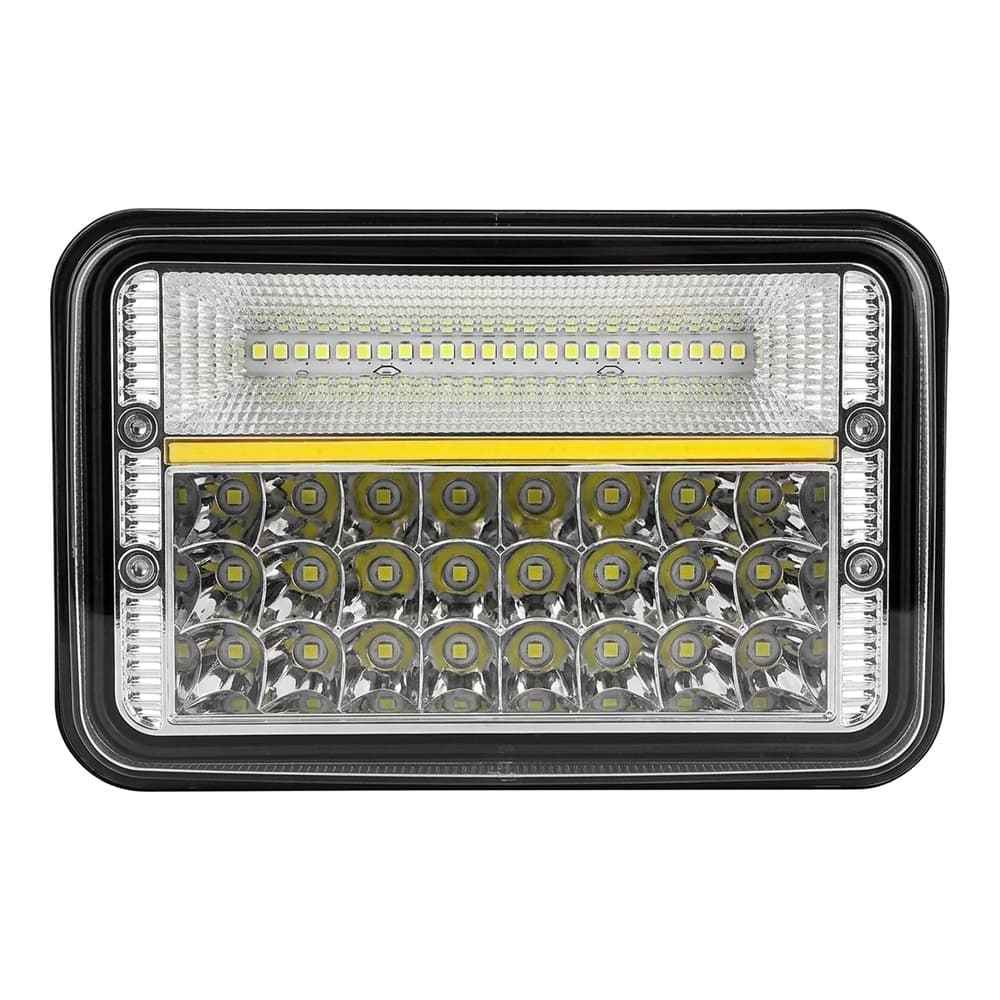 Exploradora Kenworth con DRL amarillo