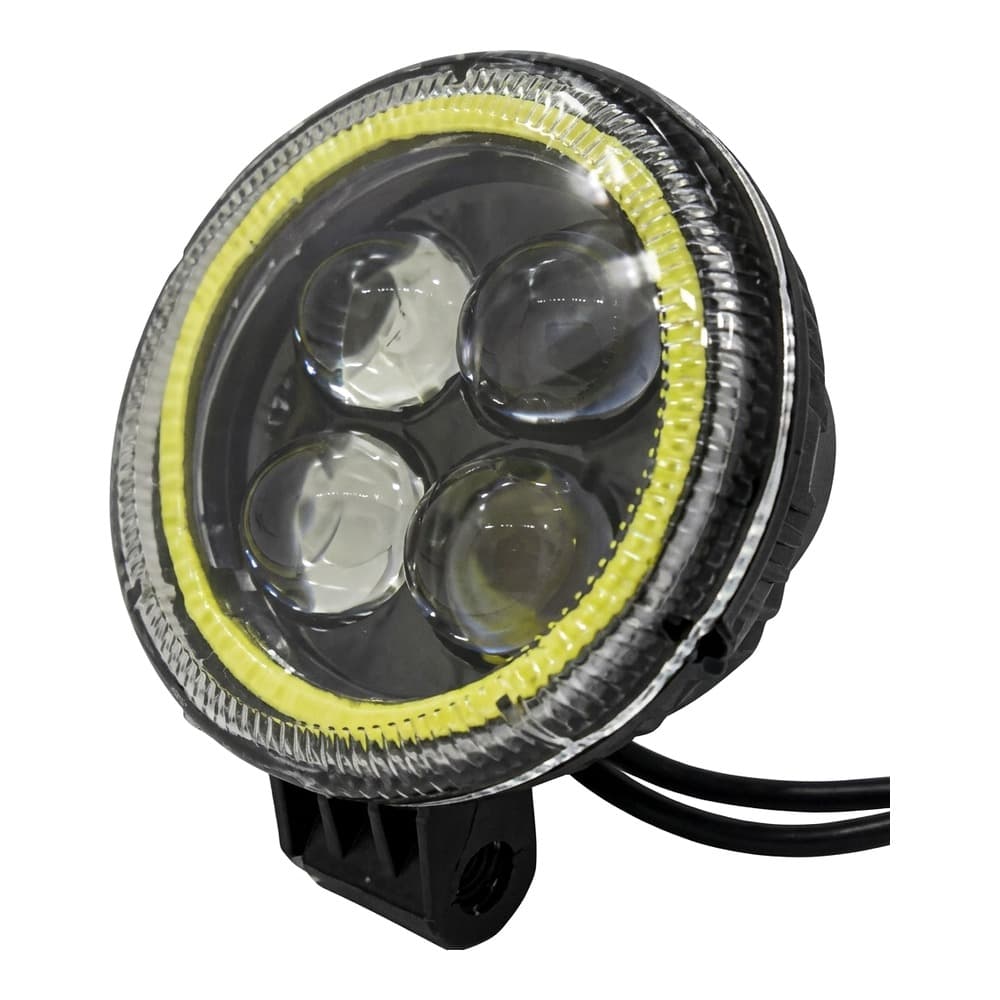 Exploradora redonda 4 LED ojo de ángel