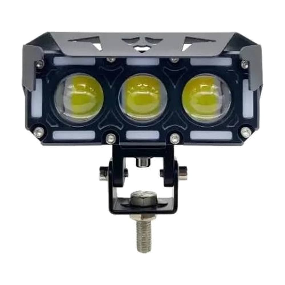 Exploradora lupa 3 LED blanca y amarilla 12-24V