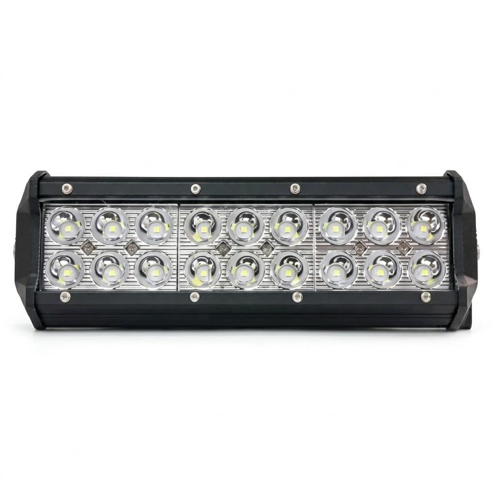 Barra exploradora 18 LED blanca 12-24V