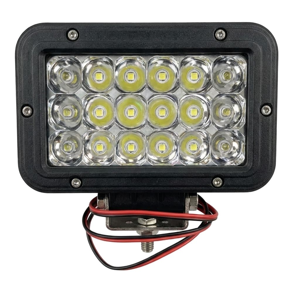 Exploradora cuadrada 18 LED tipo reversa