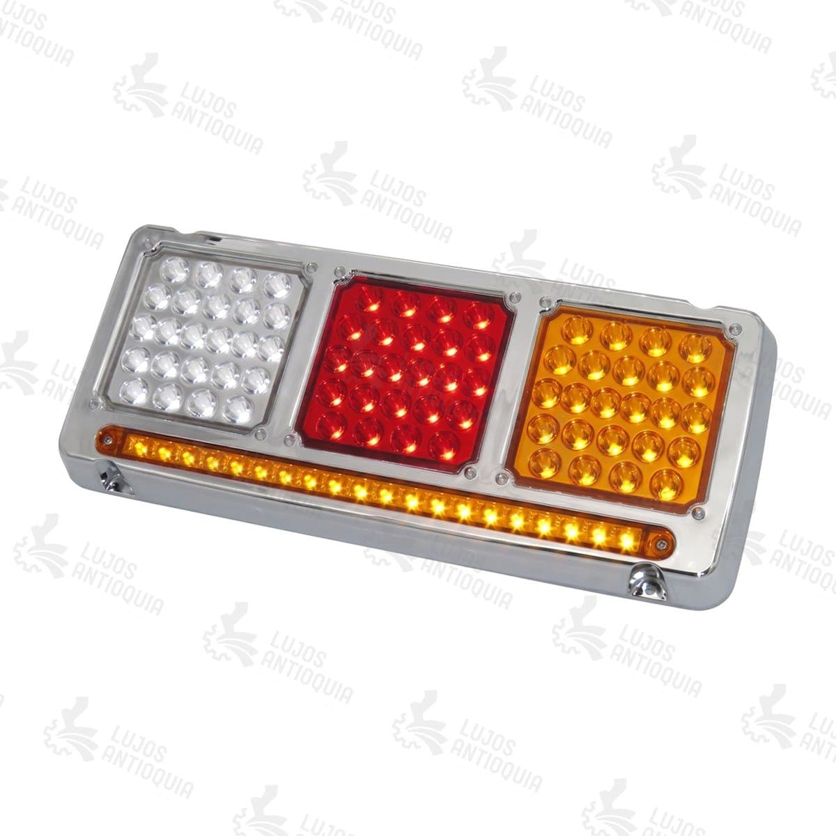 Stop triple cuadrado LED con regleta Derecho (RH)