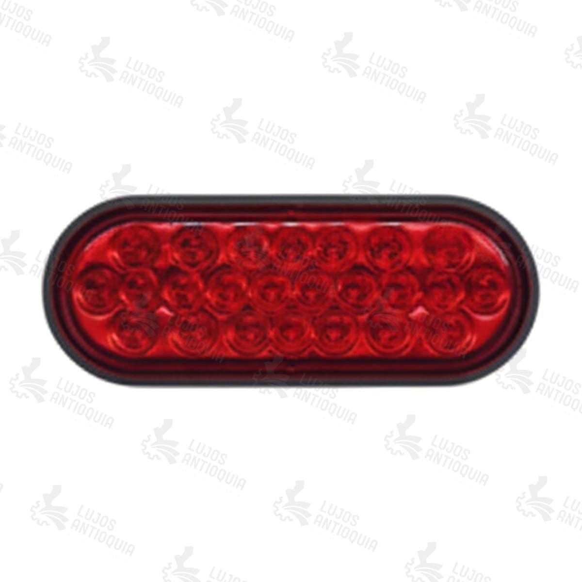 Lateral ovalada LED 1017 Roja