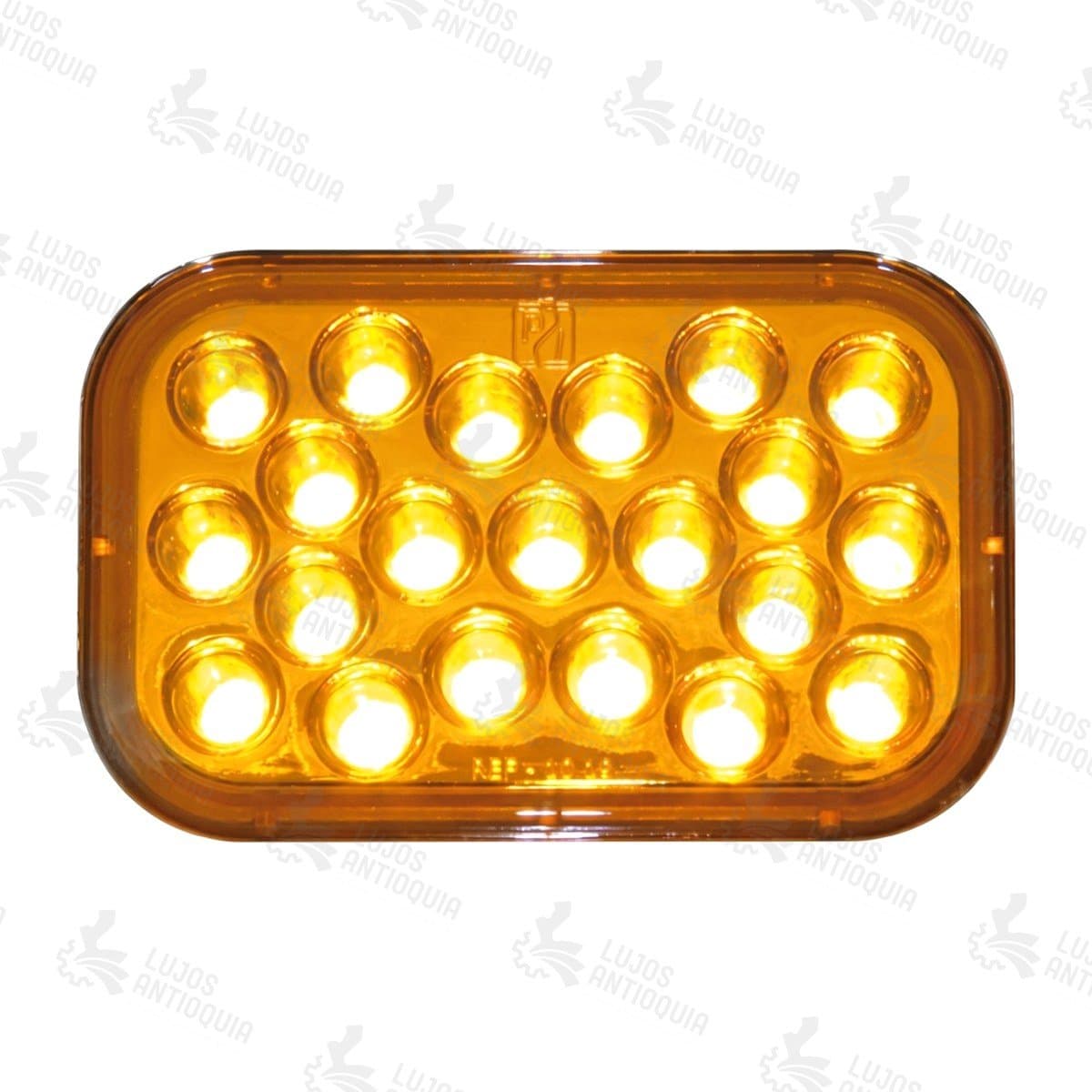 Stop rectangular LED 1019 Amarillo