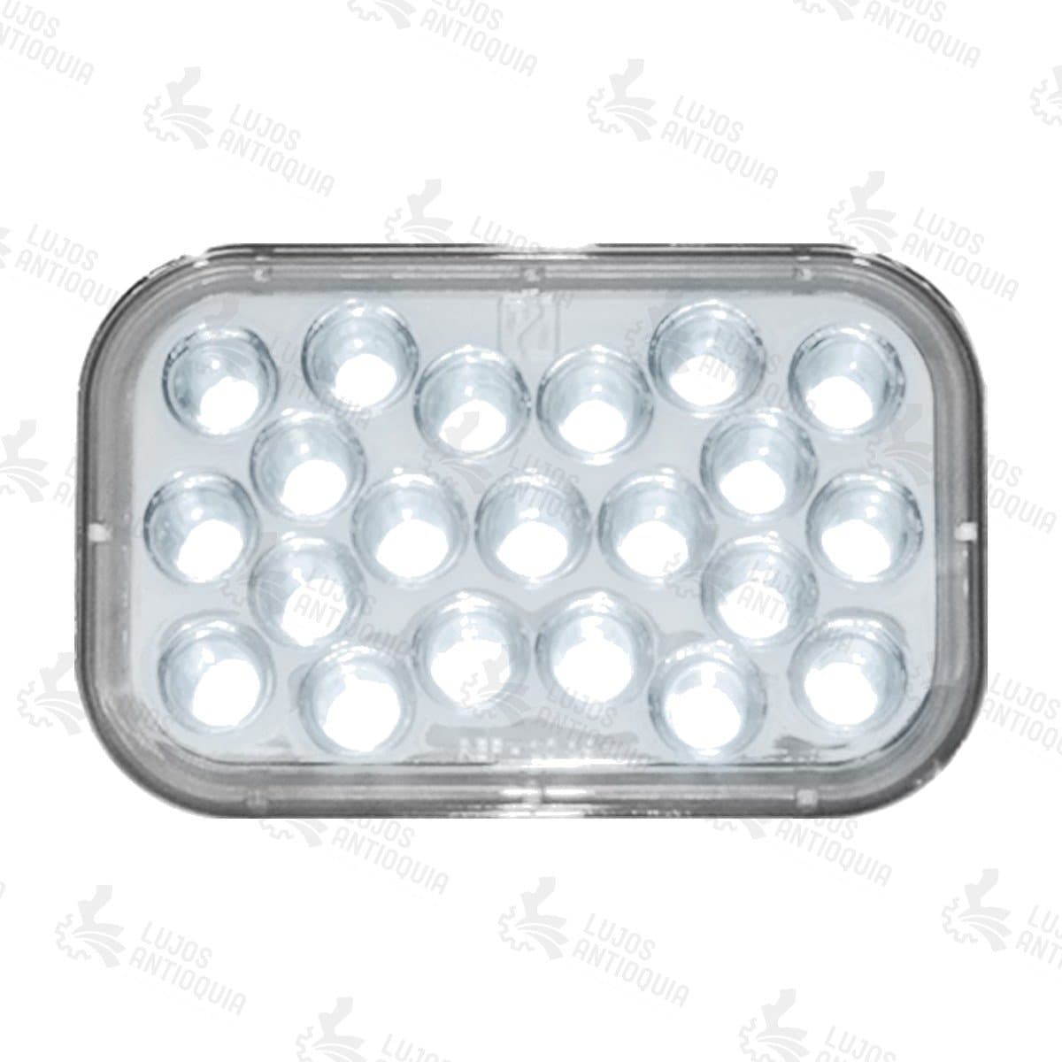 Stop rectangular LED 1019 Blanco