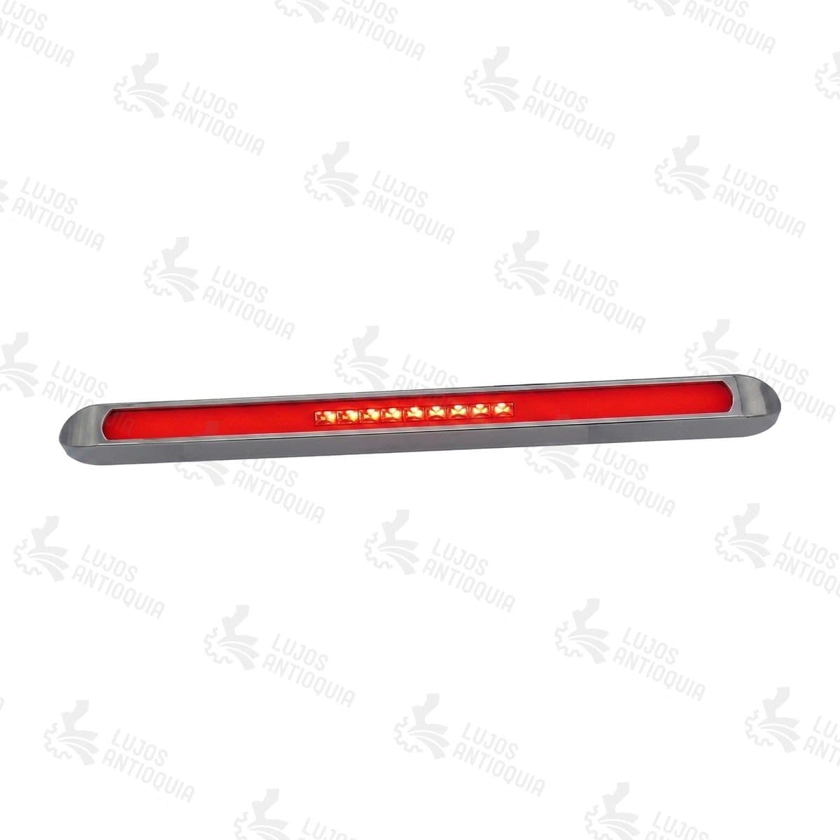 Regleta 1025 neón con aro 44 cm Roja