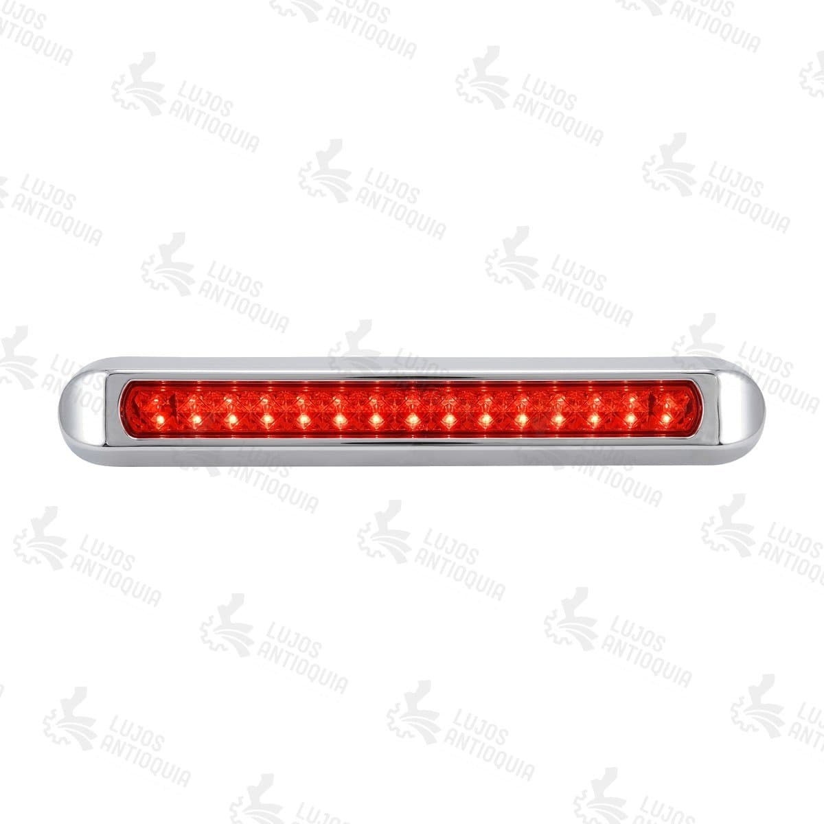 Regleta 1026 LED con aro 34 cm Roja
