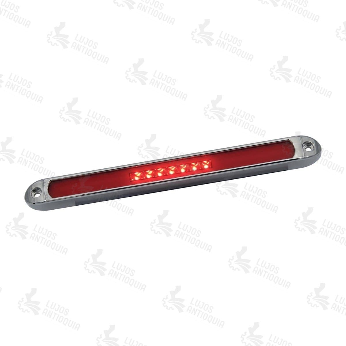 Regleta 1026 neón con aro 34 cm Roja