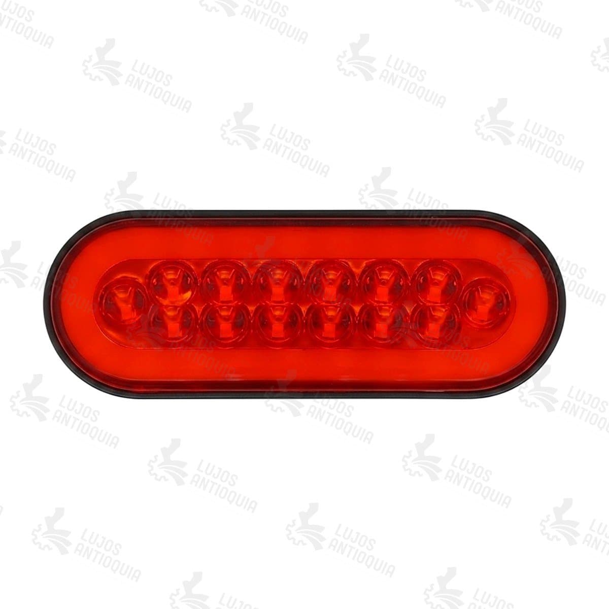 Lateral ovalada neón 1039 Roja
