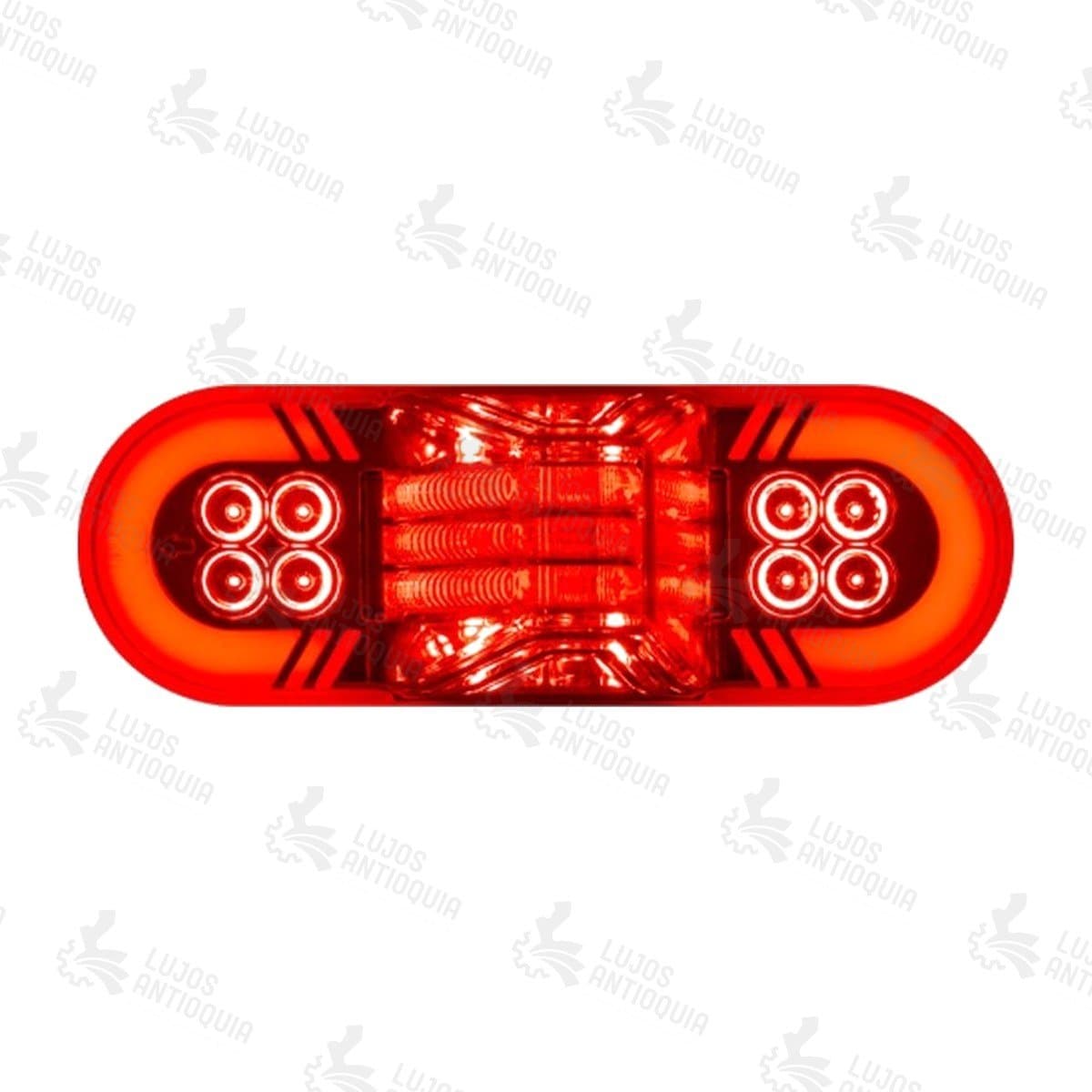 Lateral realce neón 1074 Roja